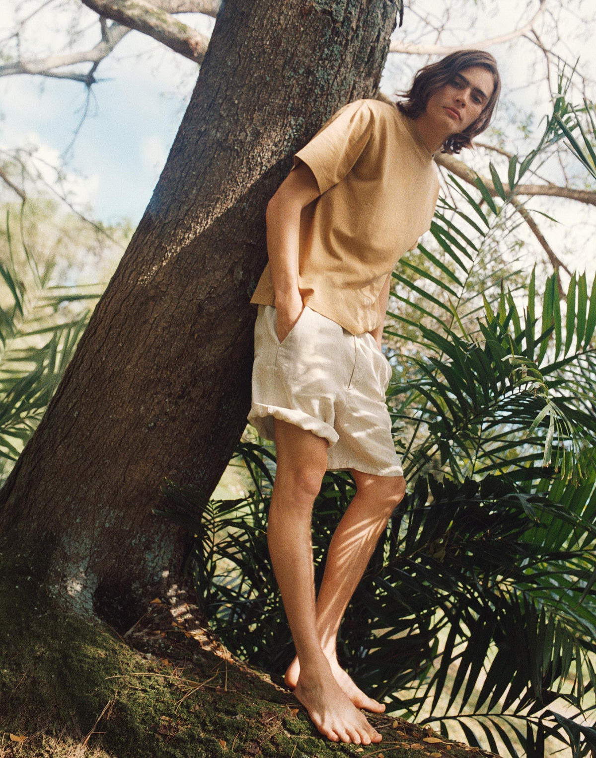 The Vintage Tee Golden Khaki | Madewell Discount