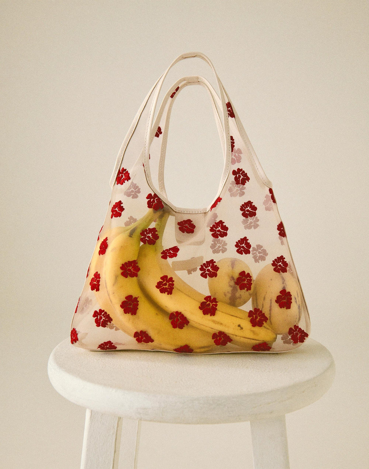 Floral-Embroidered Mini Shopper Bag Floral Multi | Madewell Quality