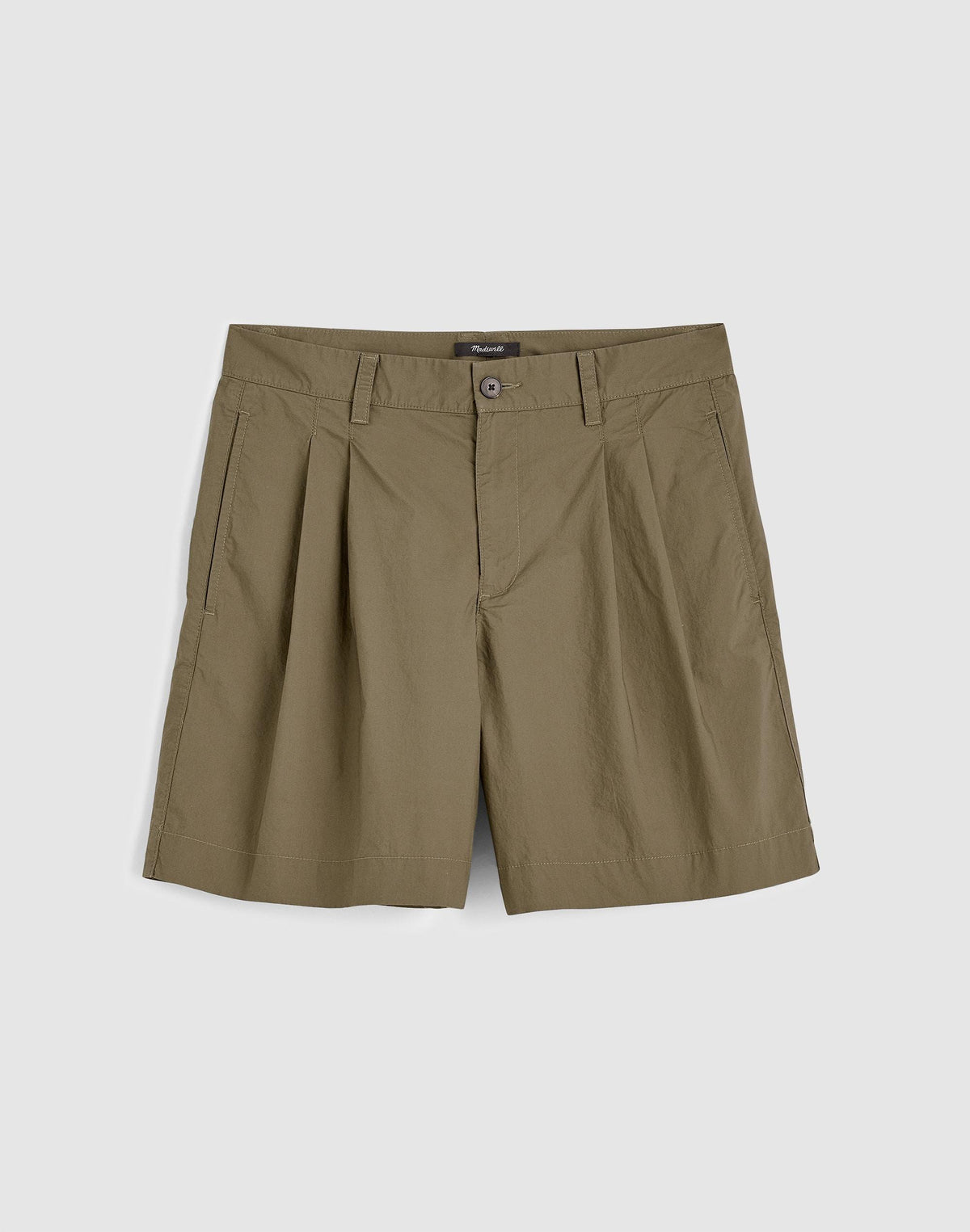 The Everyday Trouser Short in Poplin Faded Ivy | Madewell Recommended