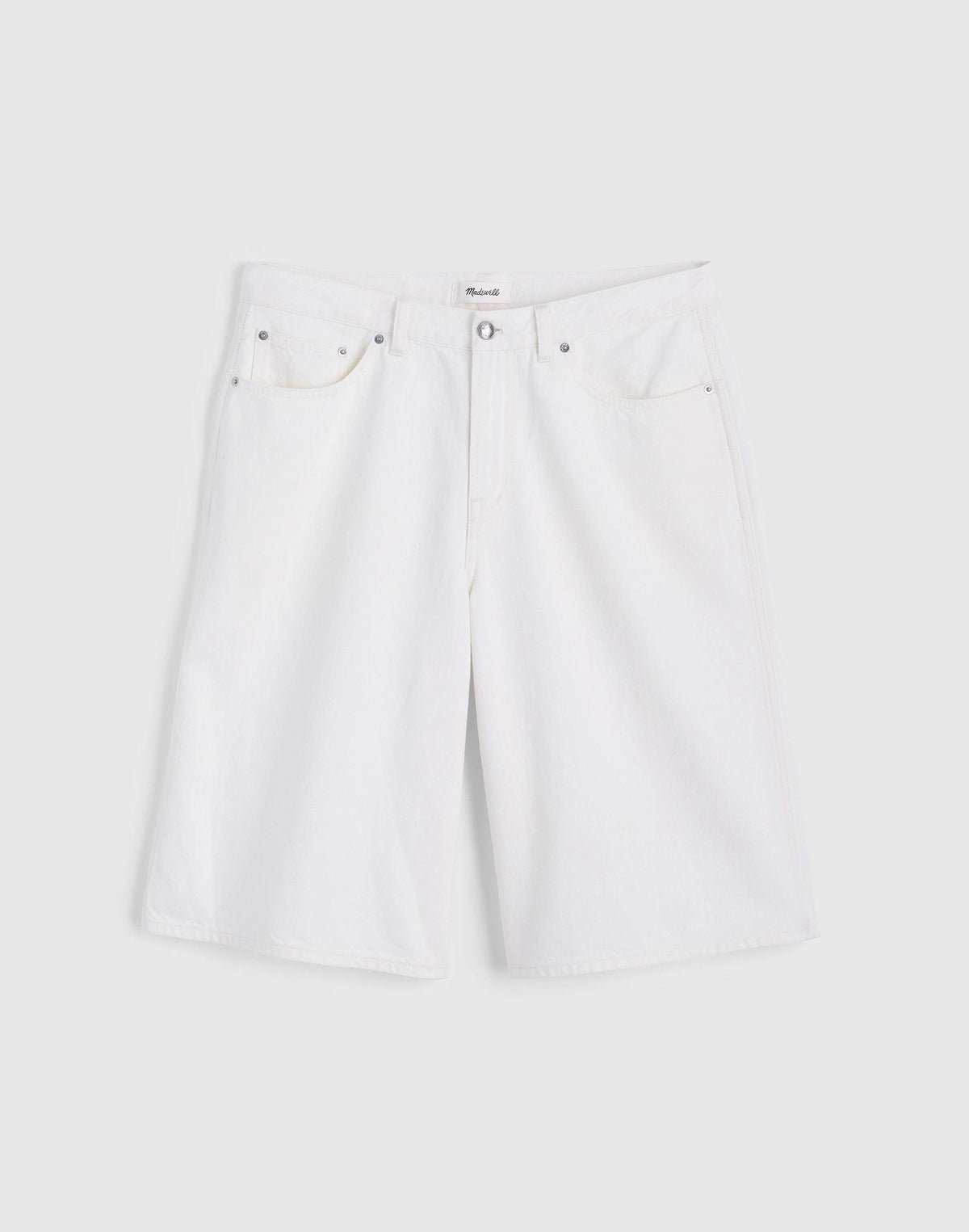 The V-Waist Bermuda Short Tile White | Madewell New