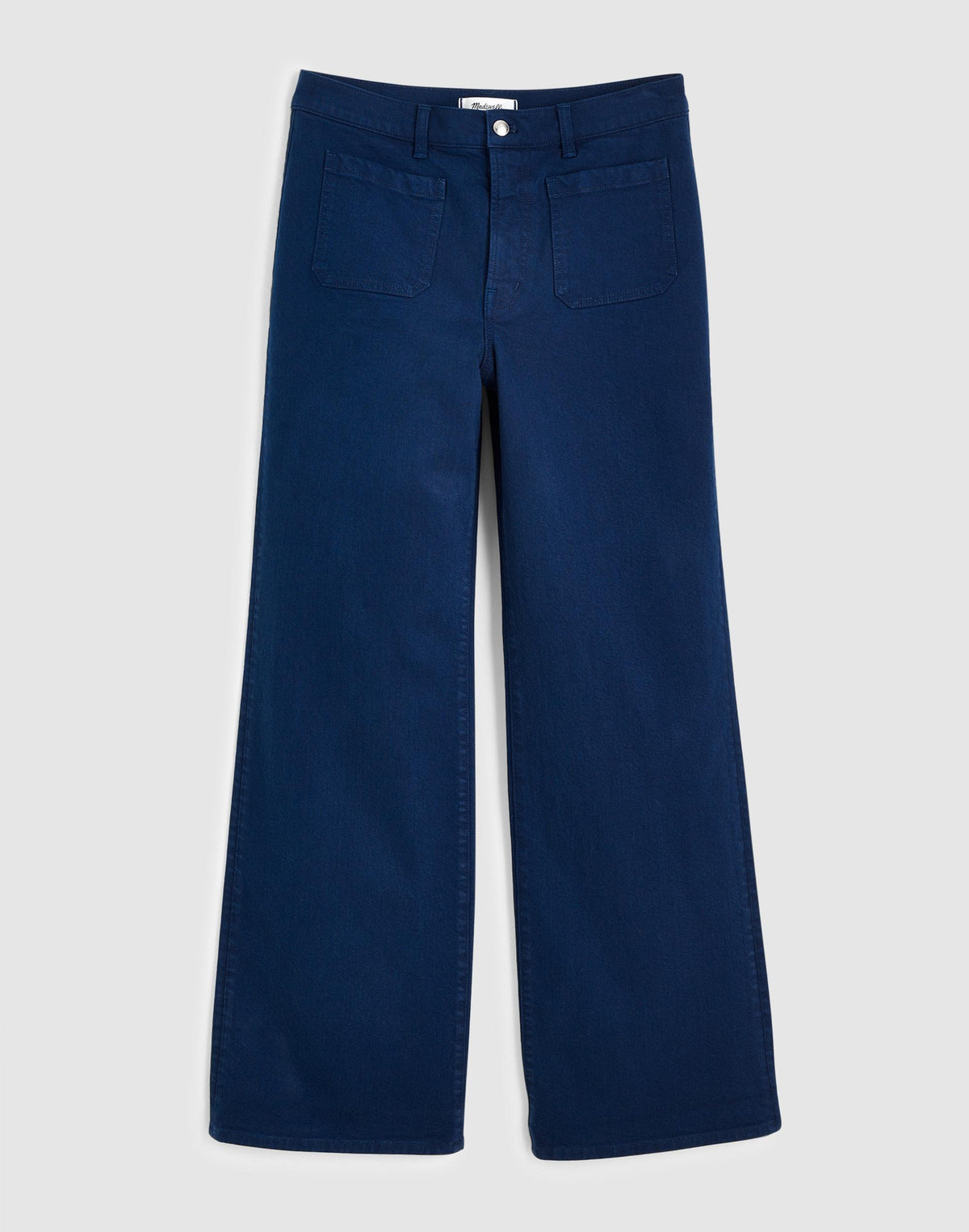 The Emmy Wide-Leg Pant Classic Indigo | Madewell Deals