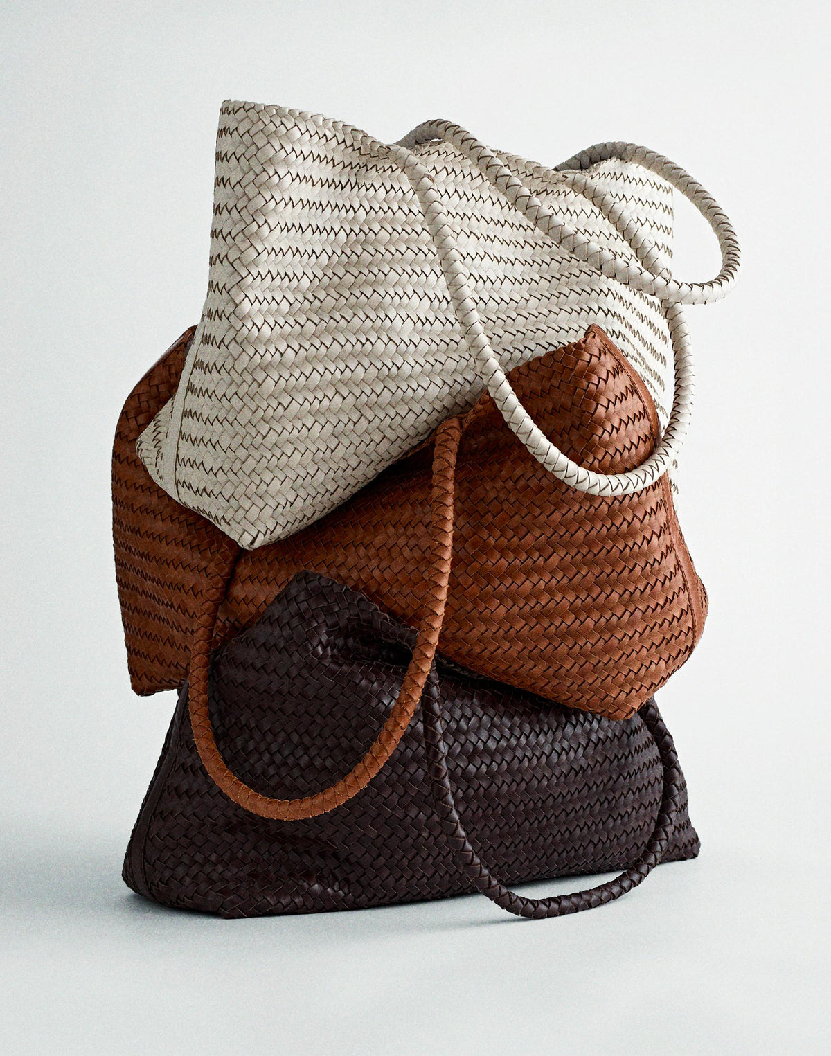 The Signature Woven Tote Coffee Bean | Madewell Signature