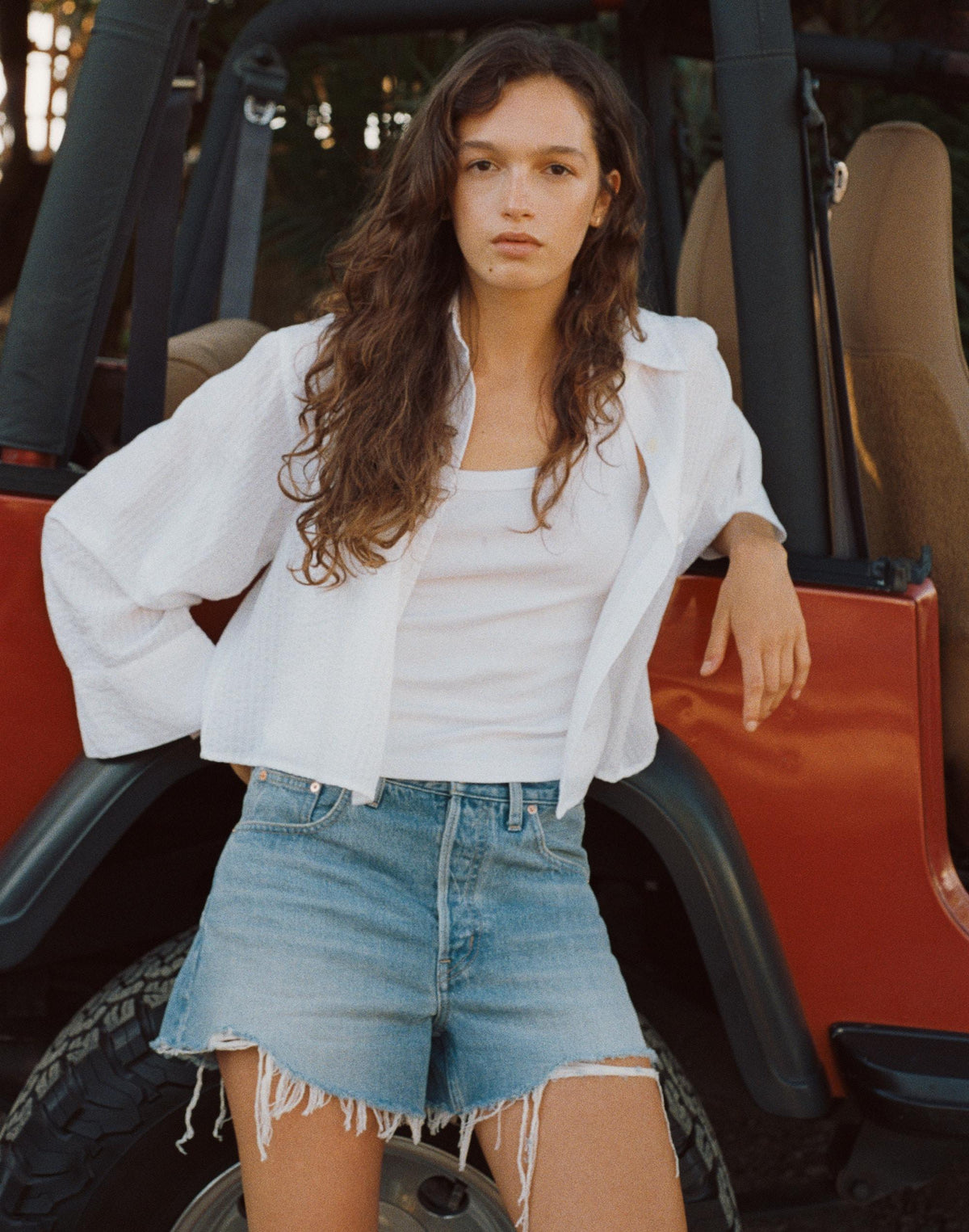 Straight-Hem Shirt White | Madewell Latest