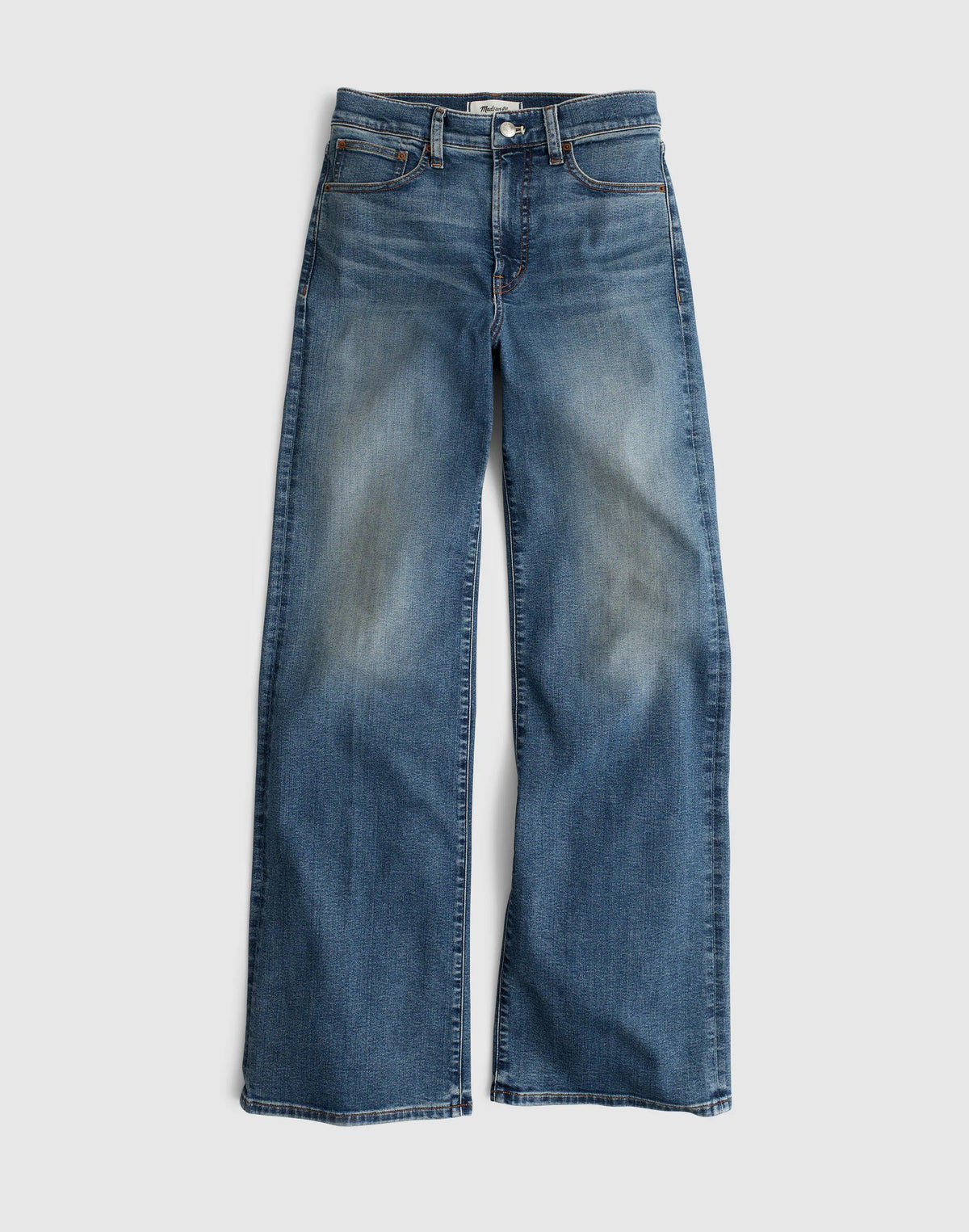 The Wide-Leg Jean in Super Stretch Denim Sunnyside Wash | Madewell Recommended