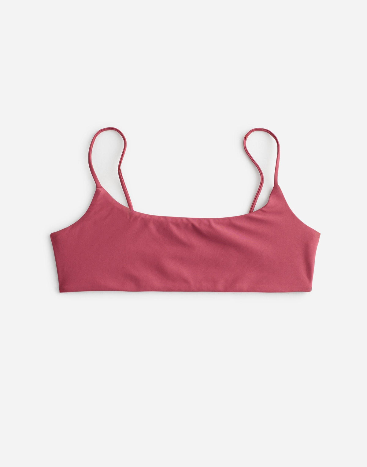 Jade Swim Muse Scoop Bikini Top Berry | Madewell Premium