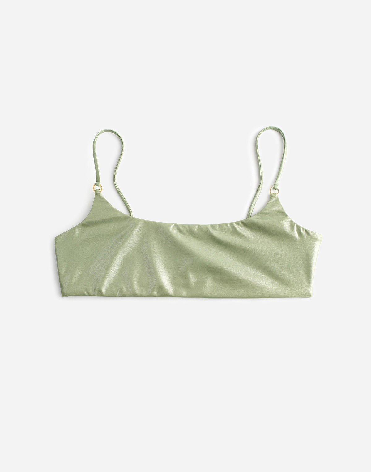 Jade Swim Hinge Bikini Top Kiwi | Madewell Trusted