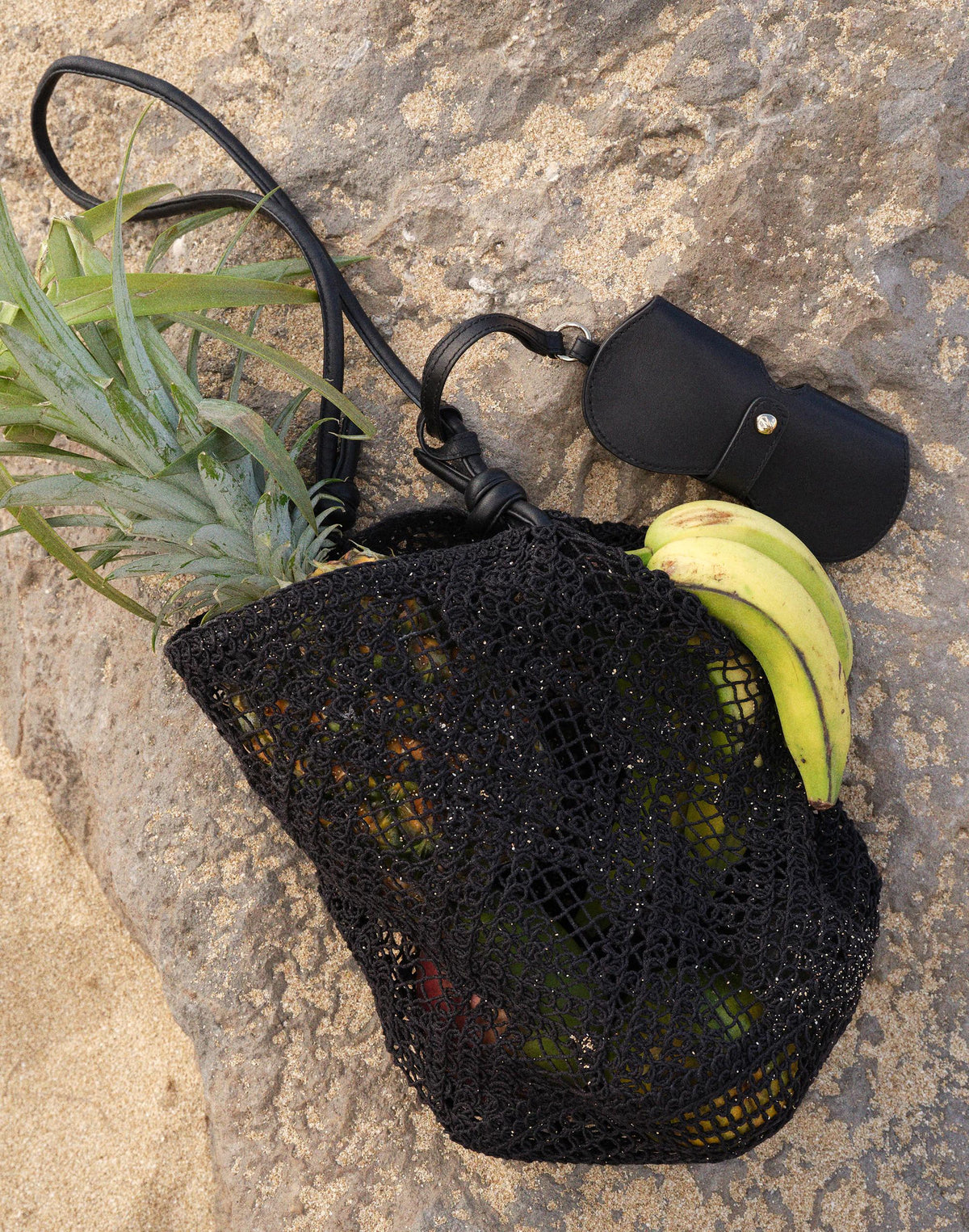 Open-Weave Tote True Black | Madewell Hot Sale