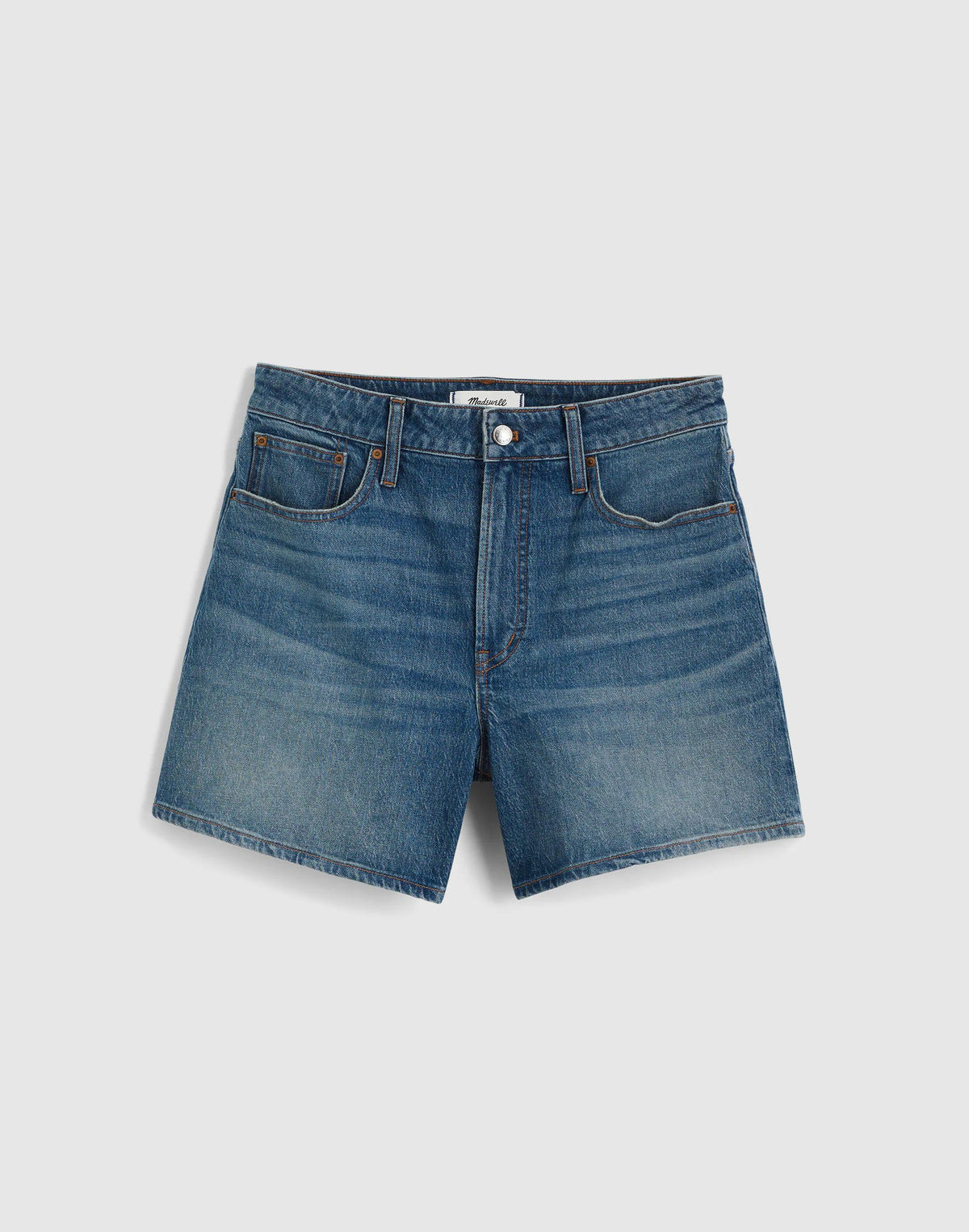 The Curvy Perfect Vintage Mid-Length Jean Short Irmo Wash | Madewell Trusted