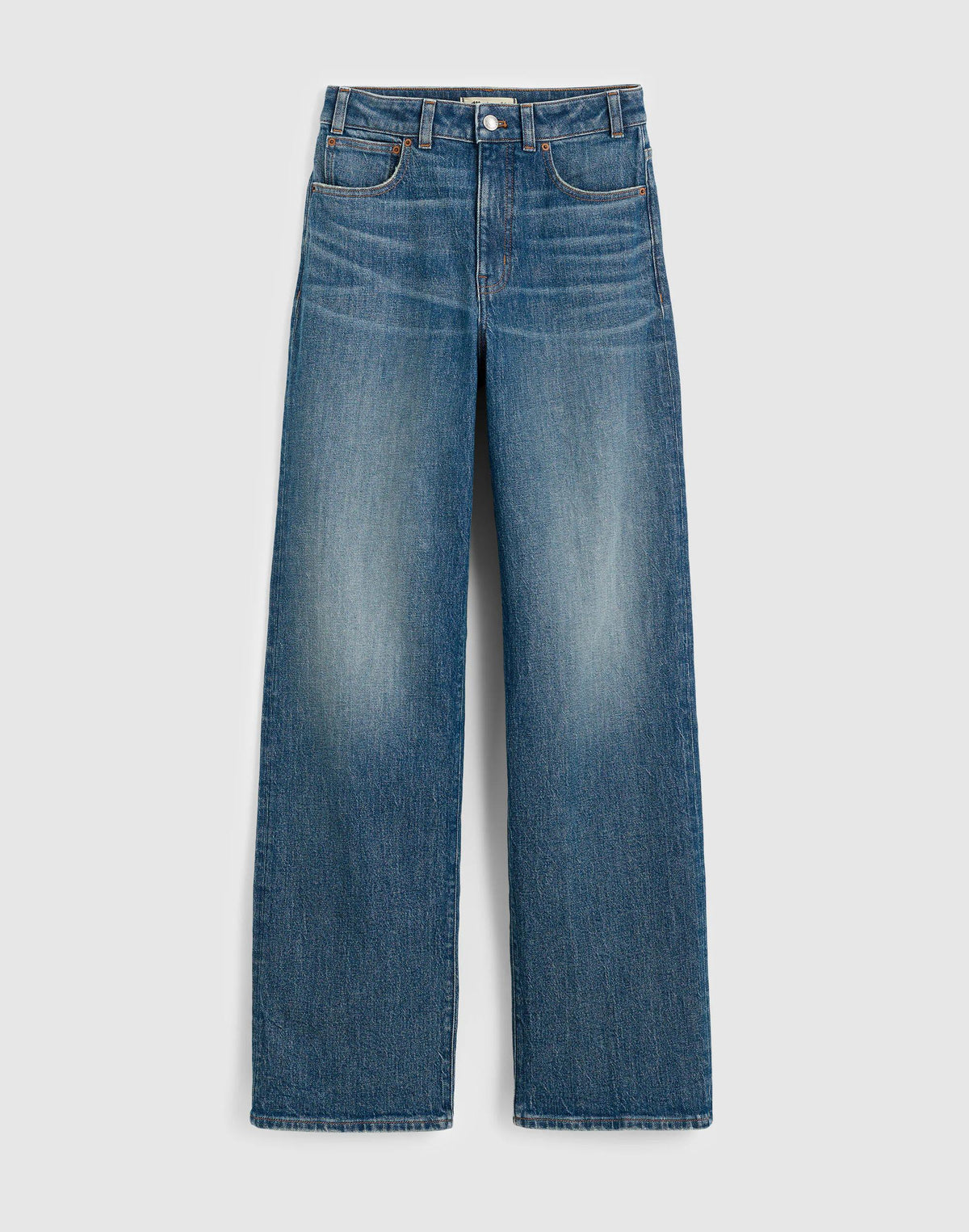 The Curvy Perfect Vintage Wide-Leg Jean Harvey Wash | Madewell Popular