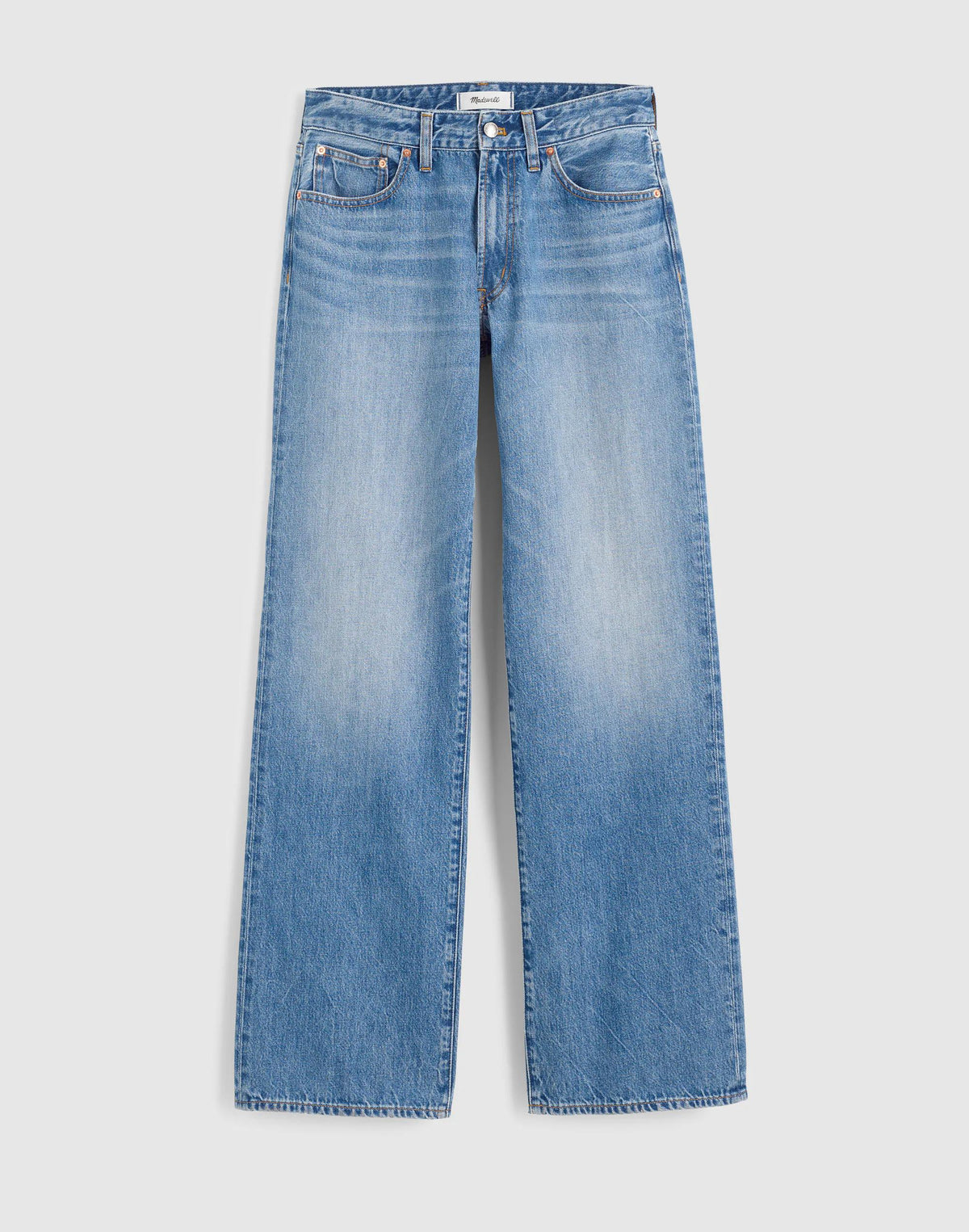 The Curvy Low-Rise Loose Jean in Midvale Wash Midvale Wash | Madewell Essential