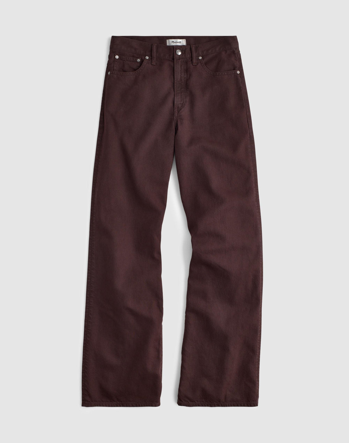 The Short Ultimate Wide-Leg Jean in Airy Denim Burnt Cocoa | Madewell Featured