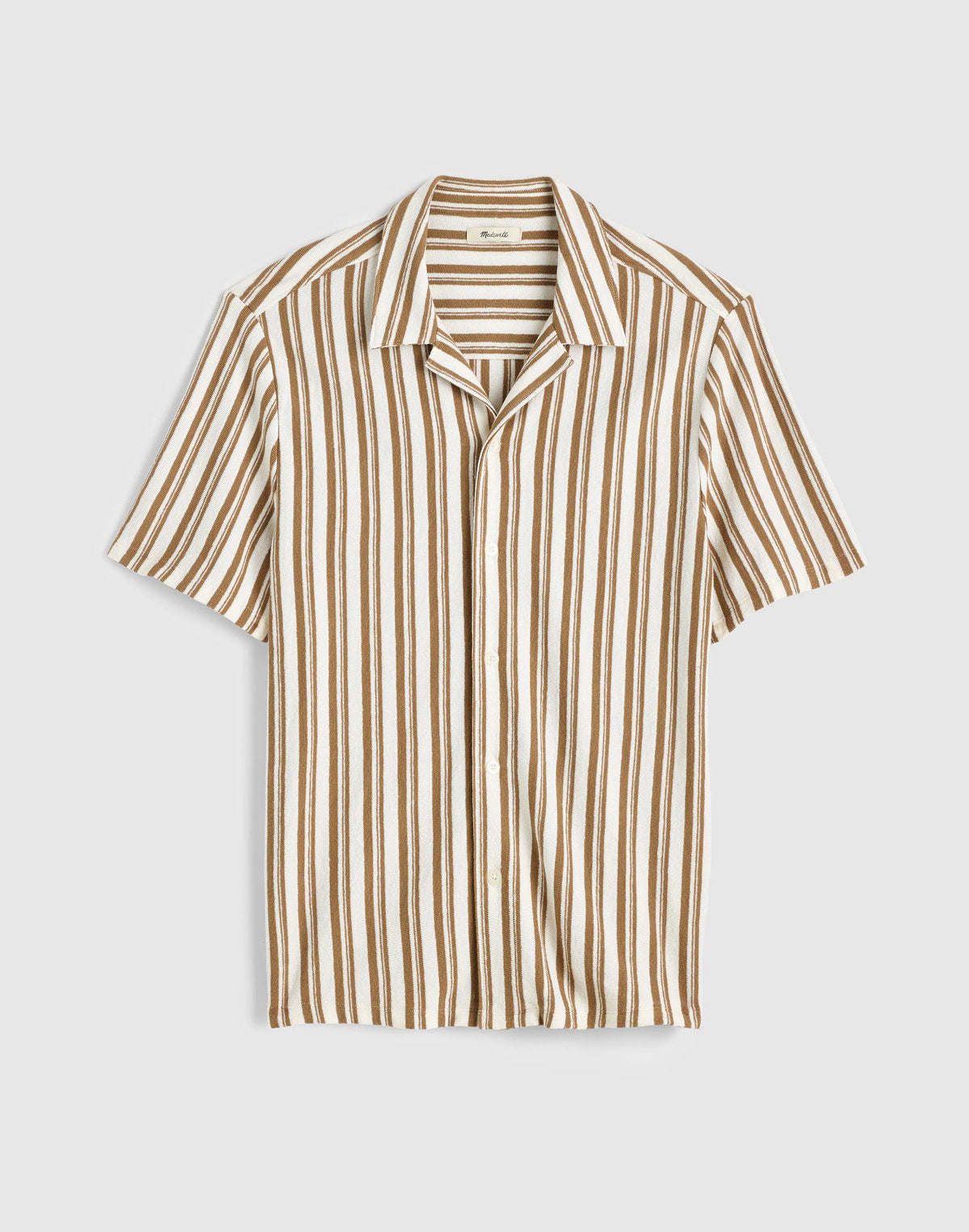 The Camp Shirt in Seaport Terry Maple Seed | Madewell Deals