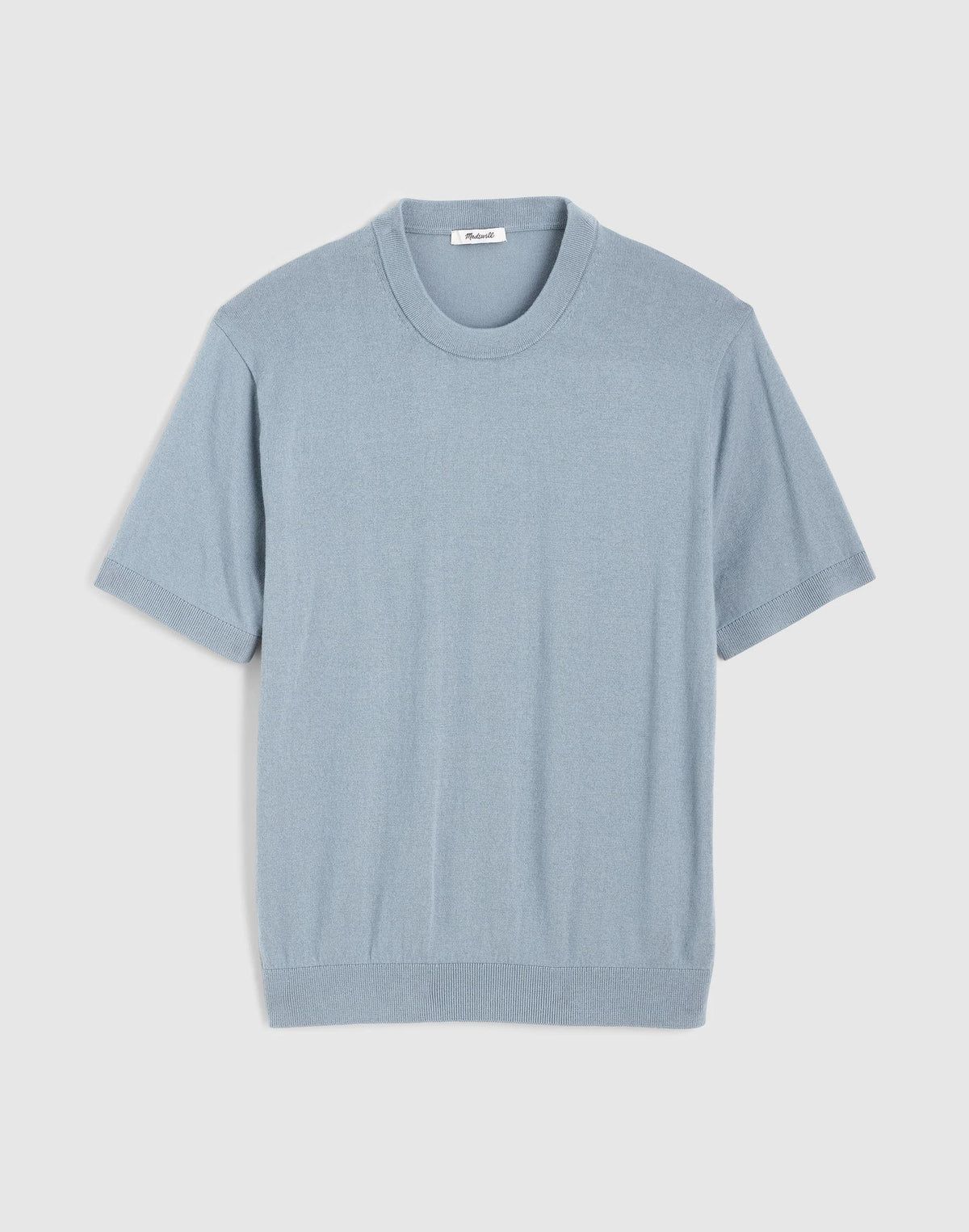 Crewneck Sweater Tee in Everyday Cotton Overcast | Madewell Deals
