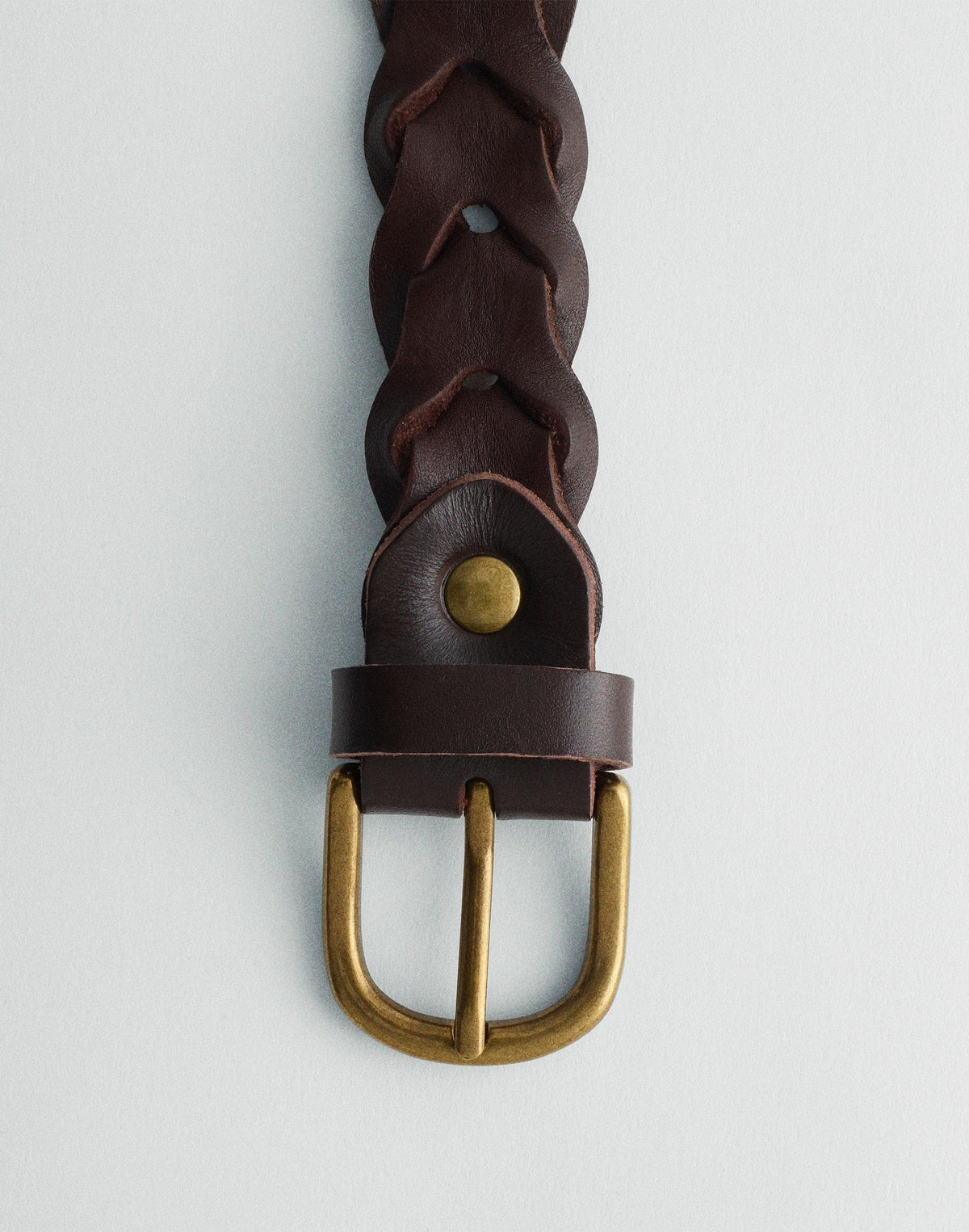 Linked Leather Belt Coffee Bean | Madewell Great Value