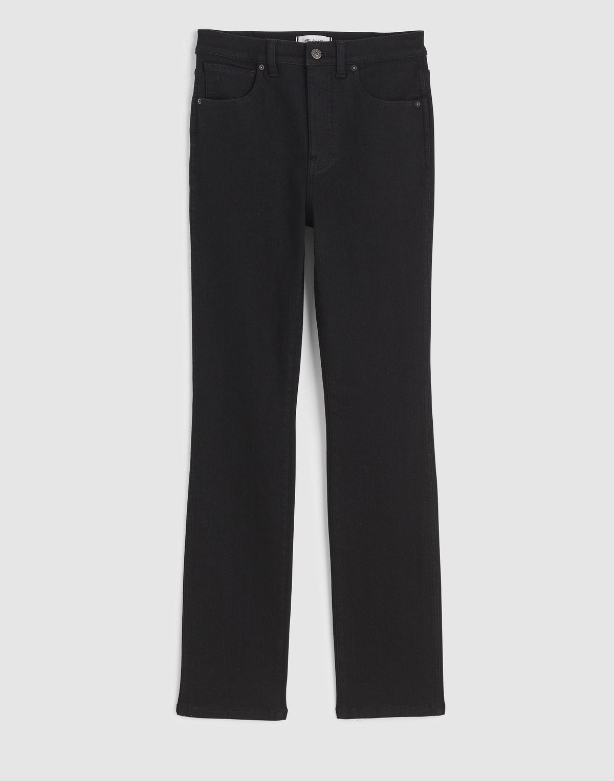 The Pencil Jean in Super Stretch Denim Black Frost | Madewell Recommended