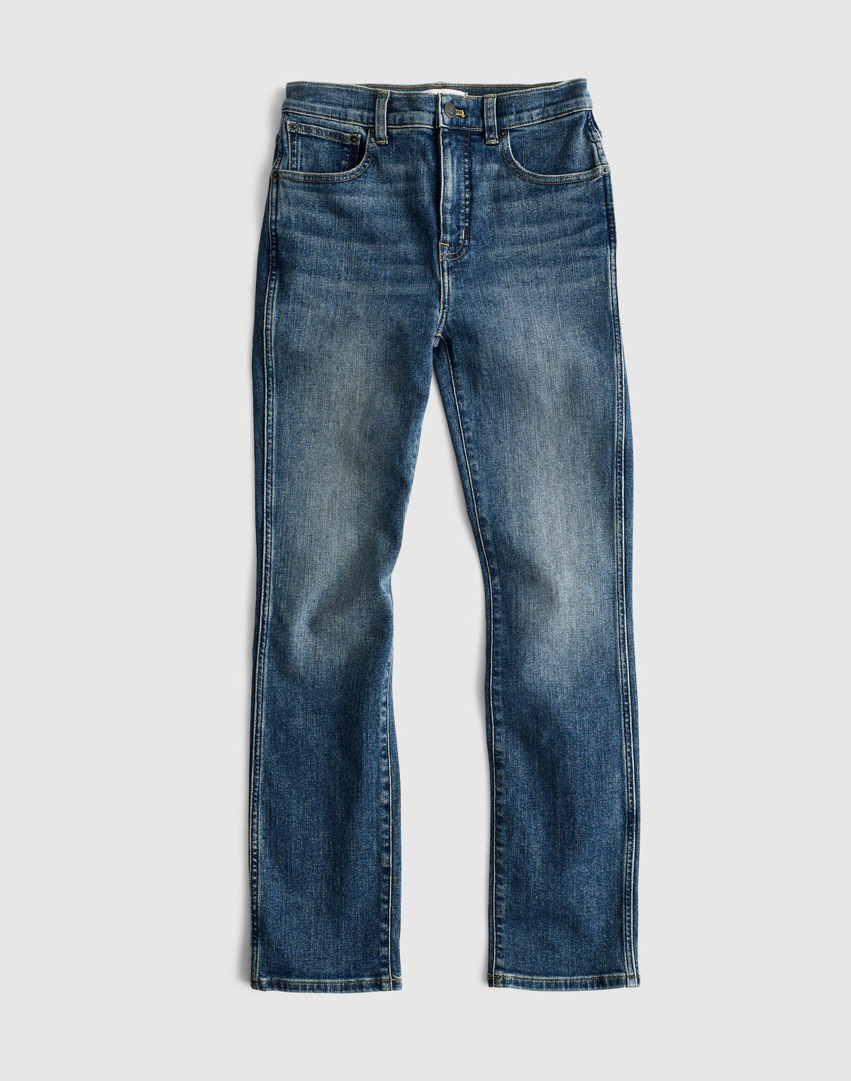 The Pencil Jean in Super Stretch Denim Concho Wash | Madewell Smart Buy