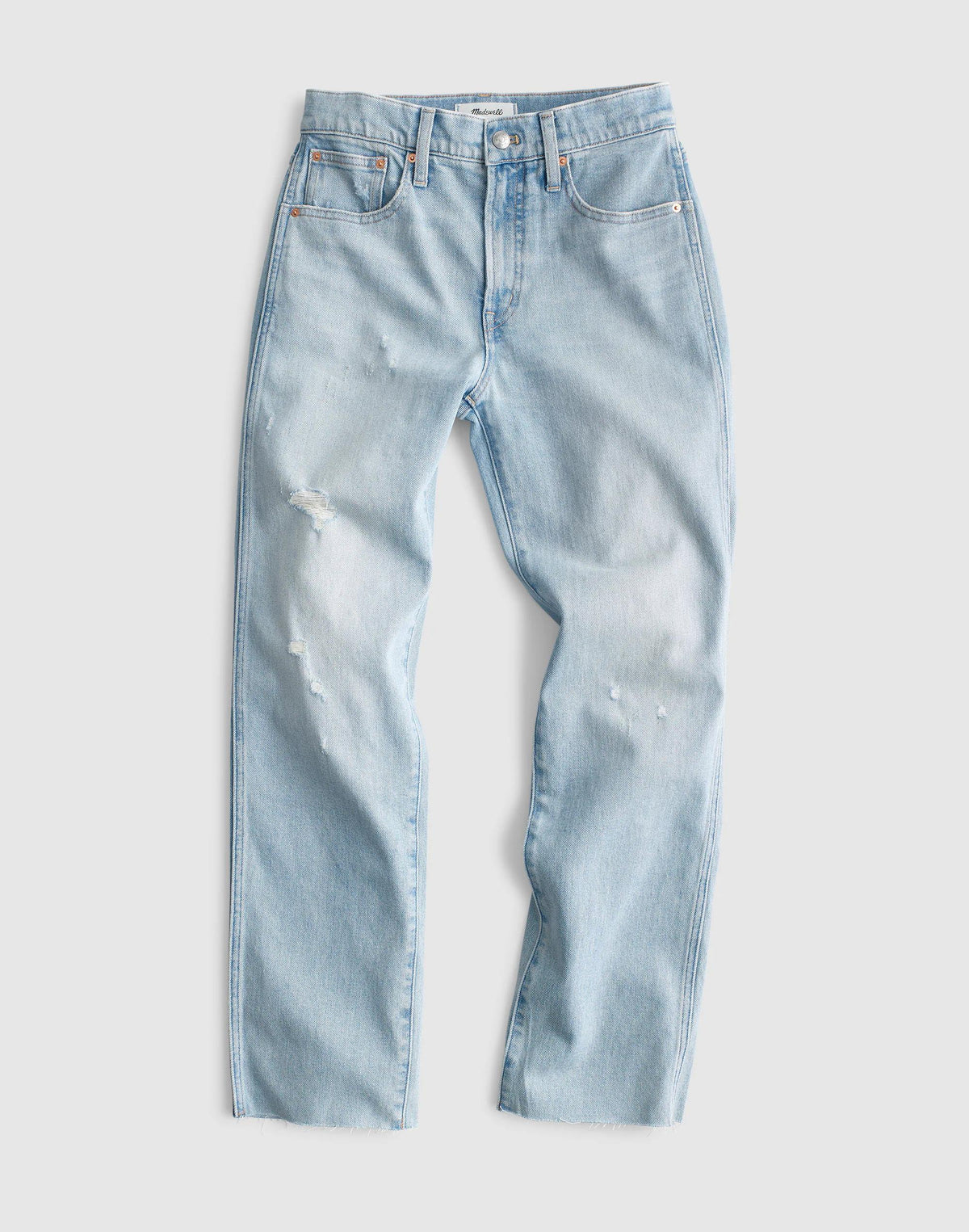 The Tall Longline Straight Crop Jean in Foster Wash Foster Wash | Madewell Best Price