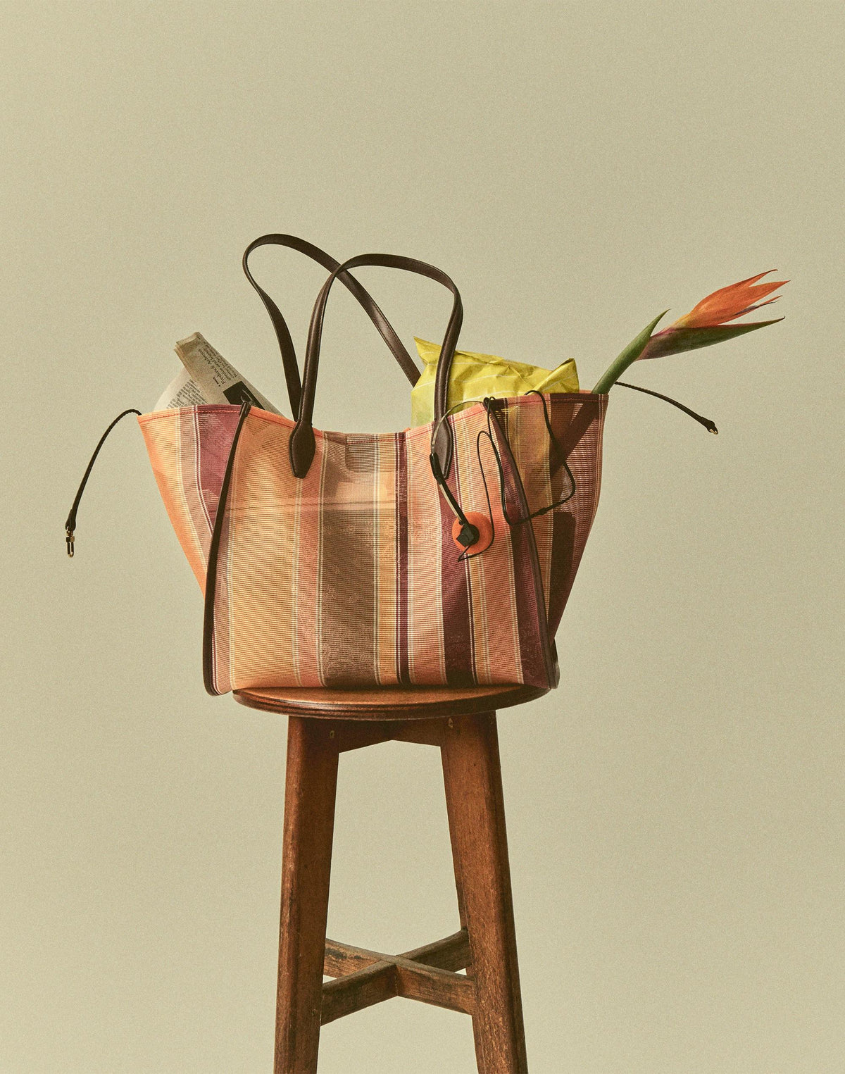 Lexington Tote Mango Multi | Madewell Discount