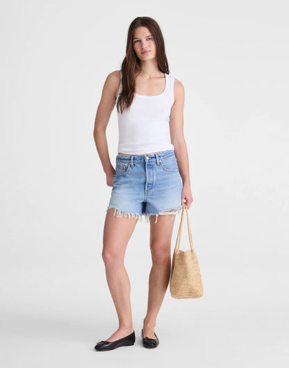 The Essex Baggy Short Faded Horizon Wash | Madewell Signature