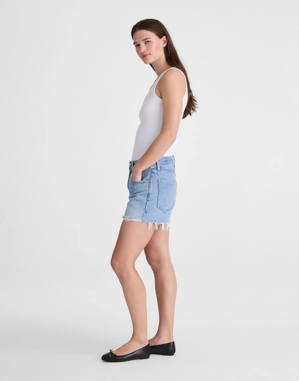 The Essex Baggy Short Faded Horizon Wash | Madewell Signature