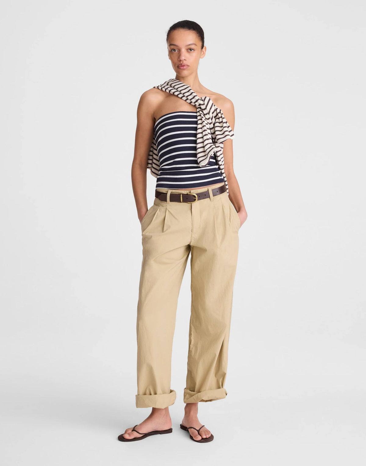 Knit Tube Top Navy | Madewell Essential