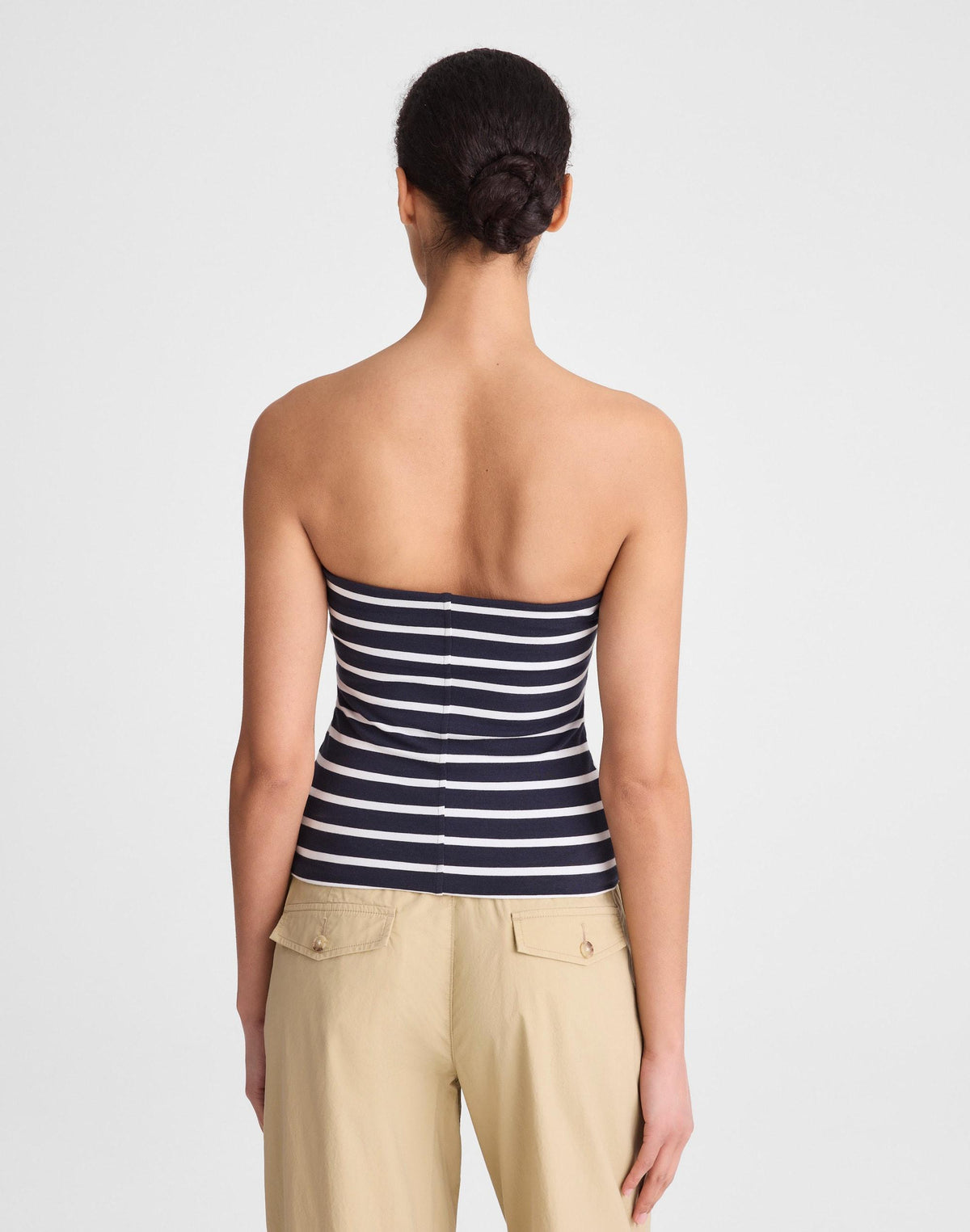 Knit Tube Top Navy | Madewell Essential