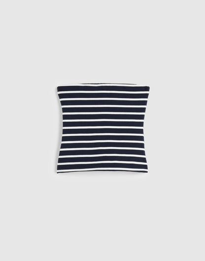 Knit Tube Top Navy | Madewell Essential