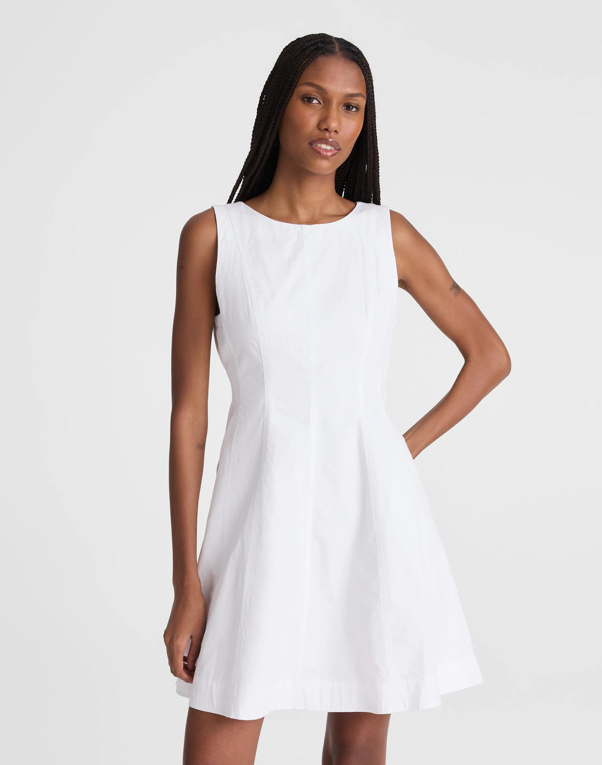 The Rylee Mini Dress White | Madewell Discount
