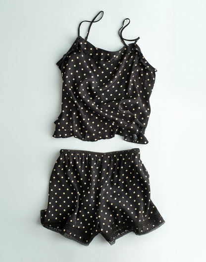 Ruffled Cami Top Jet Black | Madewell Essential