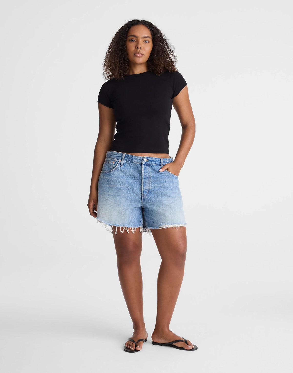 The Curvy Essex Short Faded Horizon Wash | Madewell Smart Buy