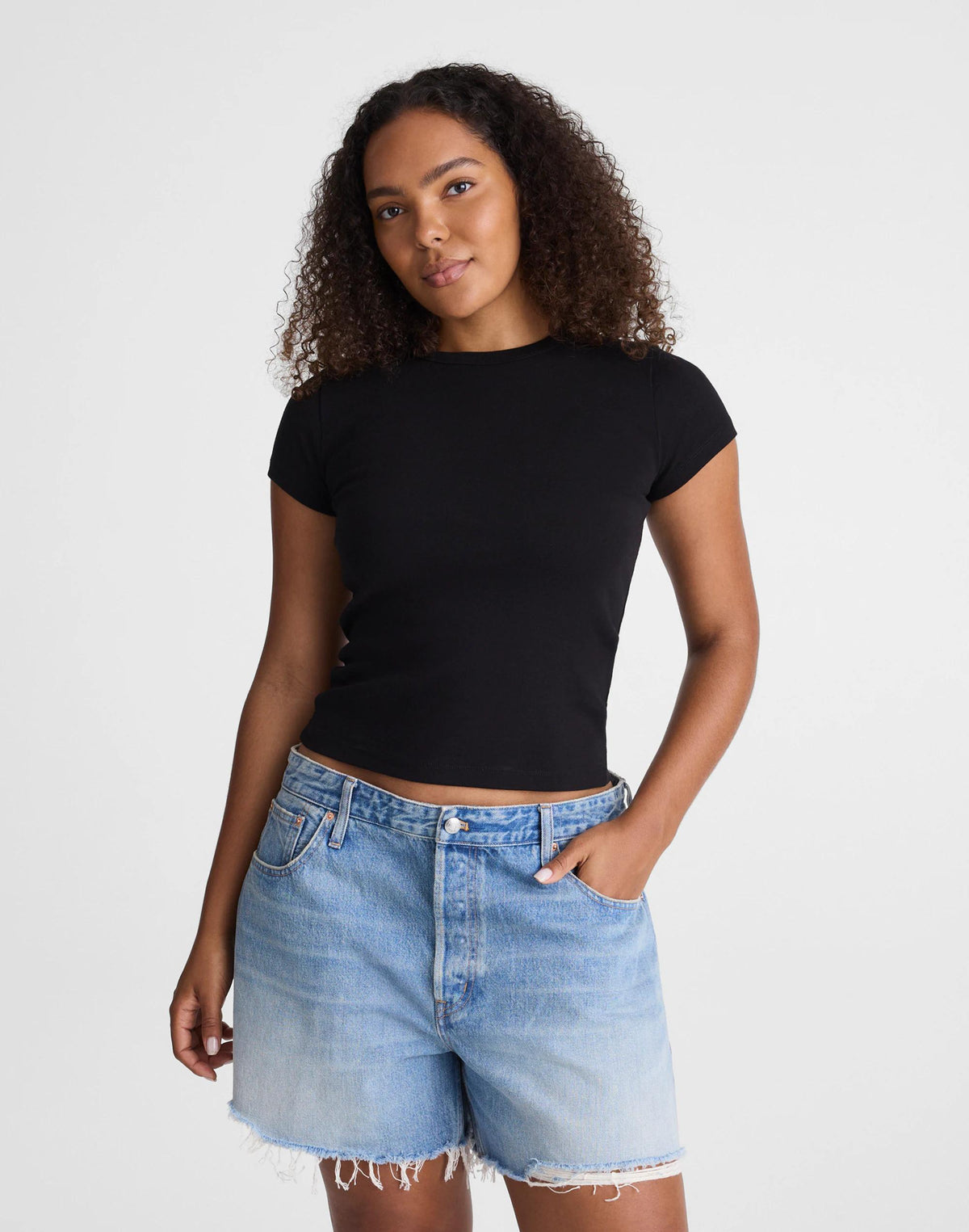 The Curvy Essex Short Faded Horizon Wash | Madewell Smart Buy