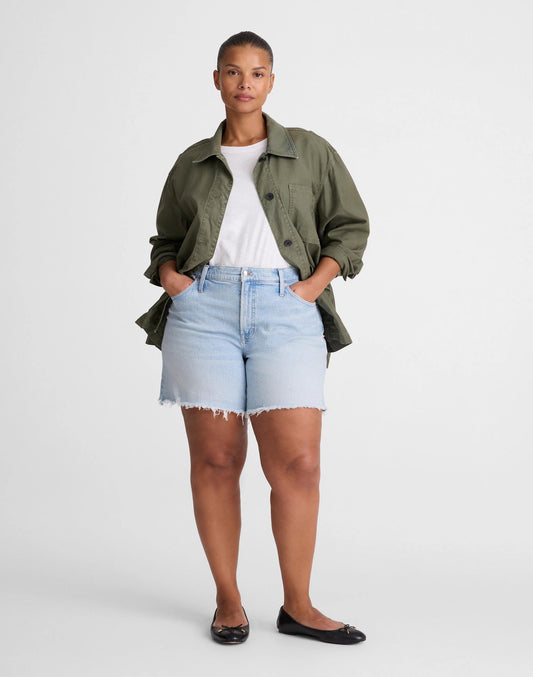 The Plus Perfect Vintage Mid-Length Short Foster Wash | Madewell Trusted