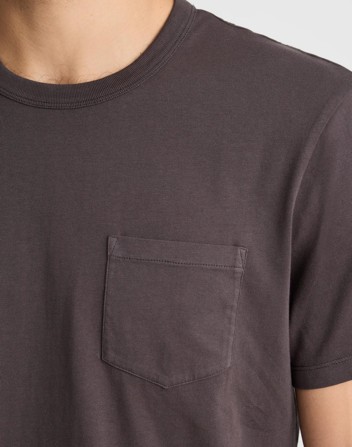 Allday Pocket Tee Black Coal | Madewell Top Pick