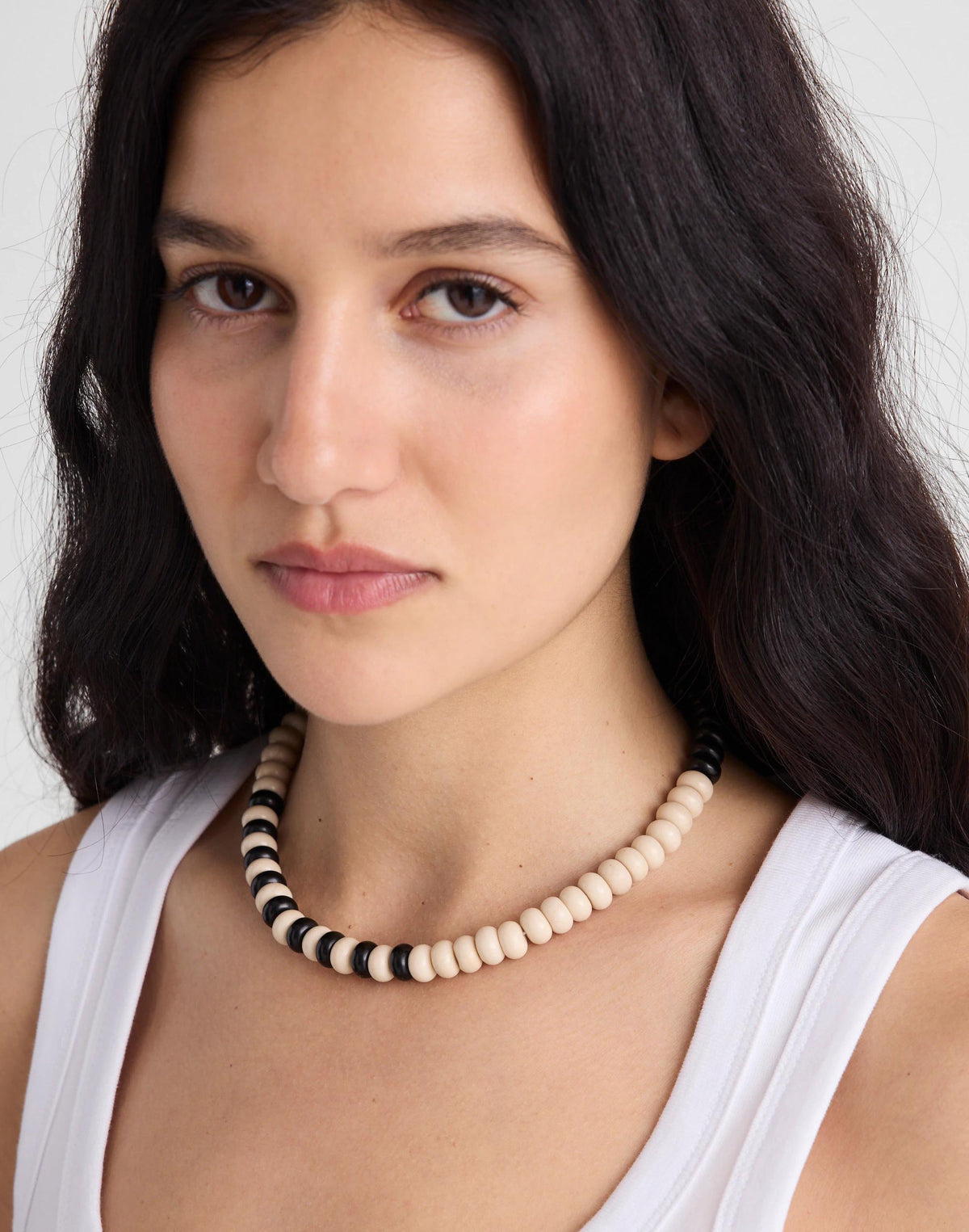 Semiprecious Coral Beaded Choker Necklace Antique Gold | Madewell Top Pick