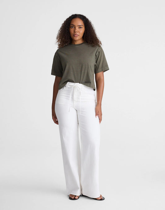The Curvy Ultimate Wide-Leg Jean Tile White | Madewell Hot Sale