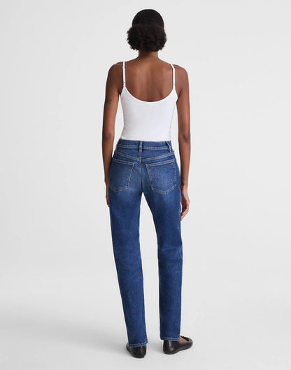 Circular Longline Straight Jean Storm Cloud Wash | Madewell Popular