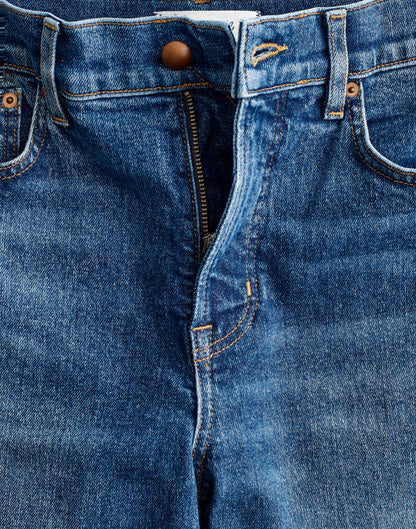 Circular Longline Straight Jean Storm Cloud Wash | Madewell Popular