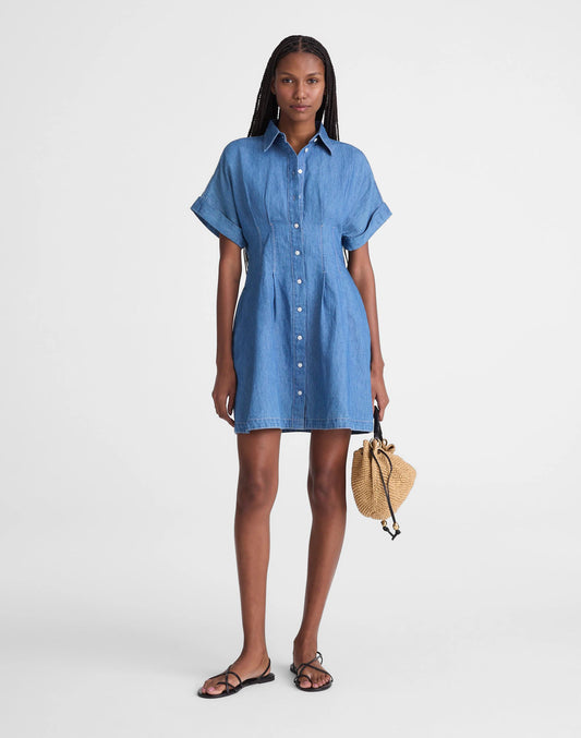 The Perry Denim Shirtdress Seaside Wash | Madewell Customer Favorite