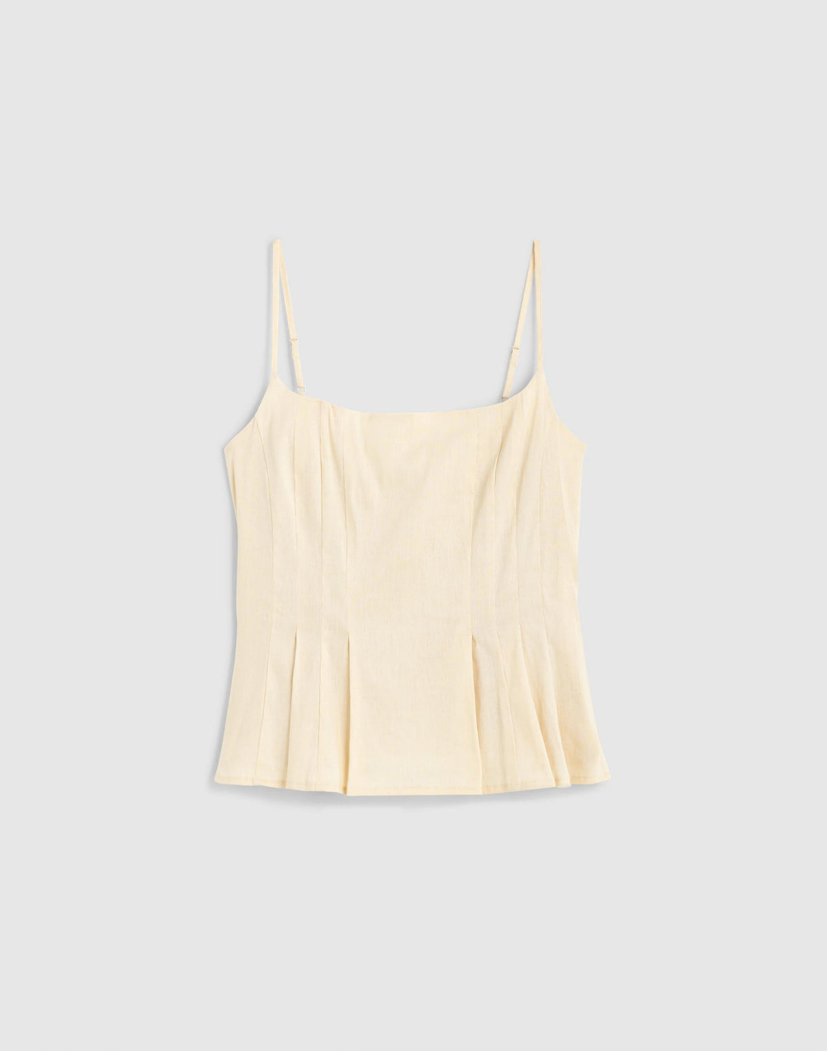 Darted Peplum Cami Top Vanilla | Madewell Discount