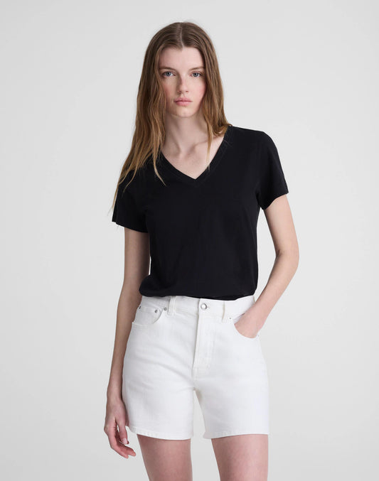 The Perfect Vintage Mid-Length Jean Short Tile White | Madewell Featured