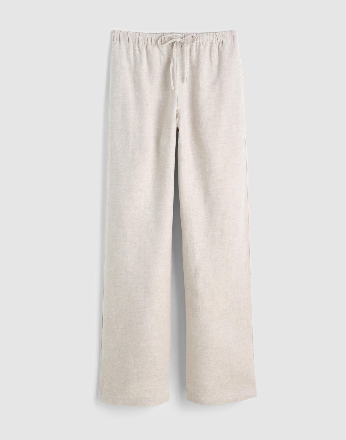 Pull-On Pants in 100% Linen Oat | Madewell Classic