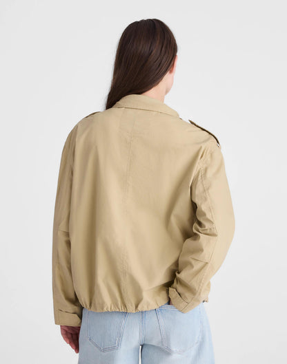 Field Jacket in Washed Poplin Fennel Seed | Madewell Recommended