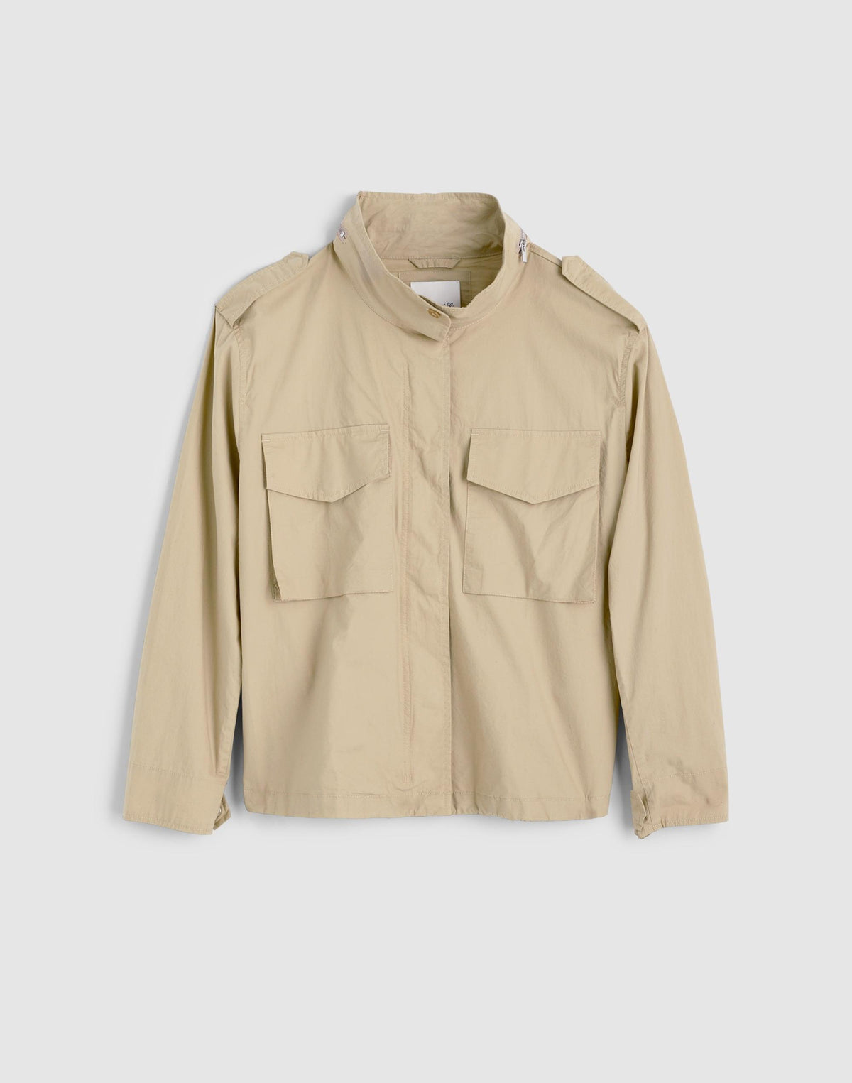 Field Jacket in Washed Poplin Fennel Seed | Madewell Recommended