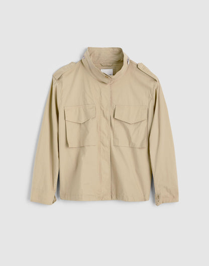 Field Jacket in Washed Poplin Fennel Seed | Madewell Recommended