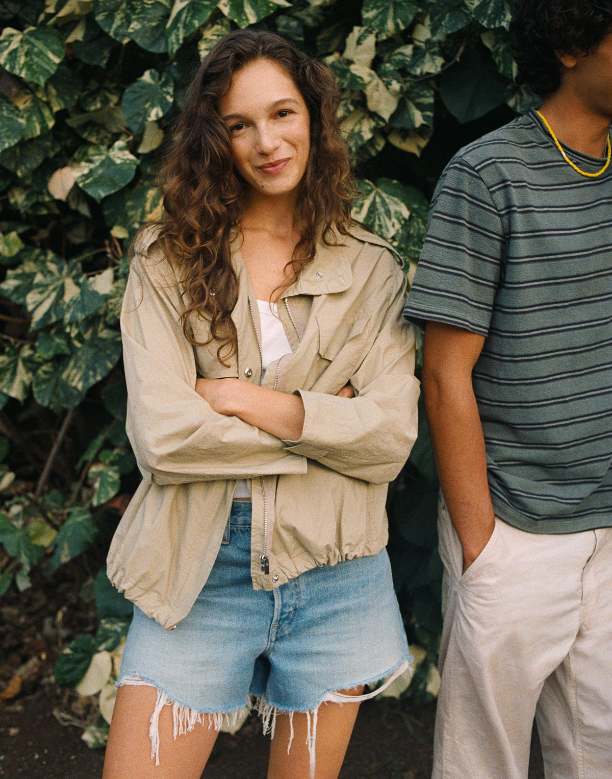 Field Jacket in Washed Poplin Fennel Seed | Madewell Recommended