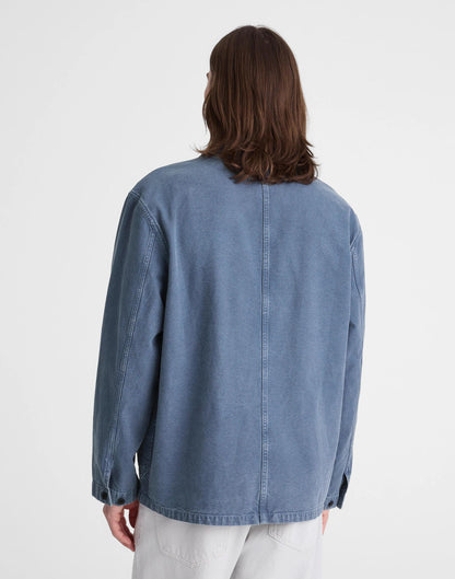 Chore Jacket in Cotton-Hemp Blend French Blue | Madewell Essential