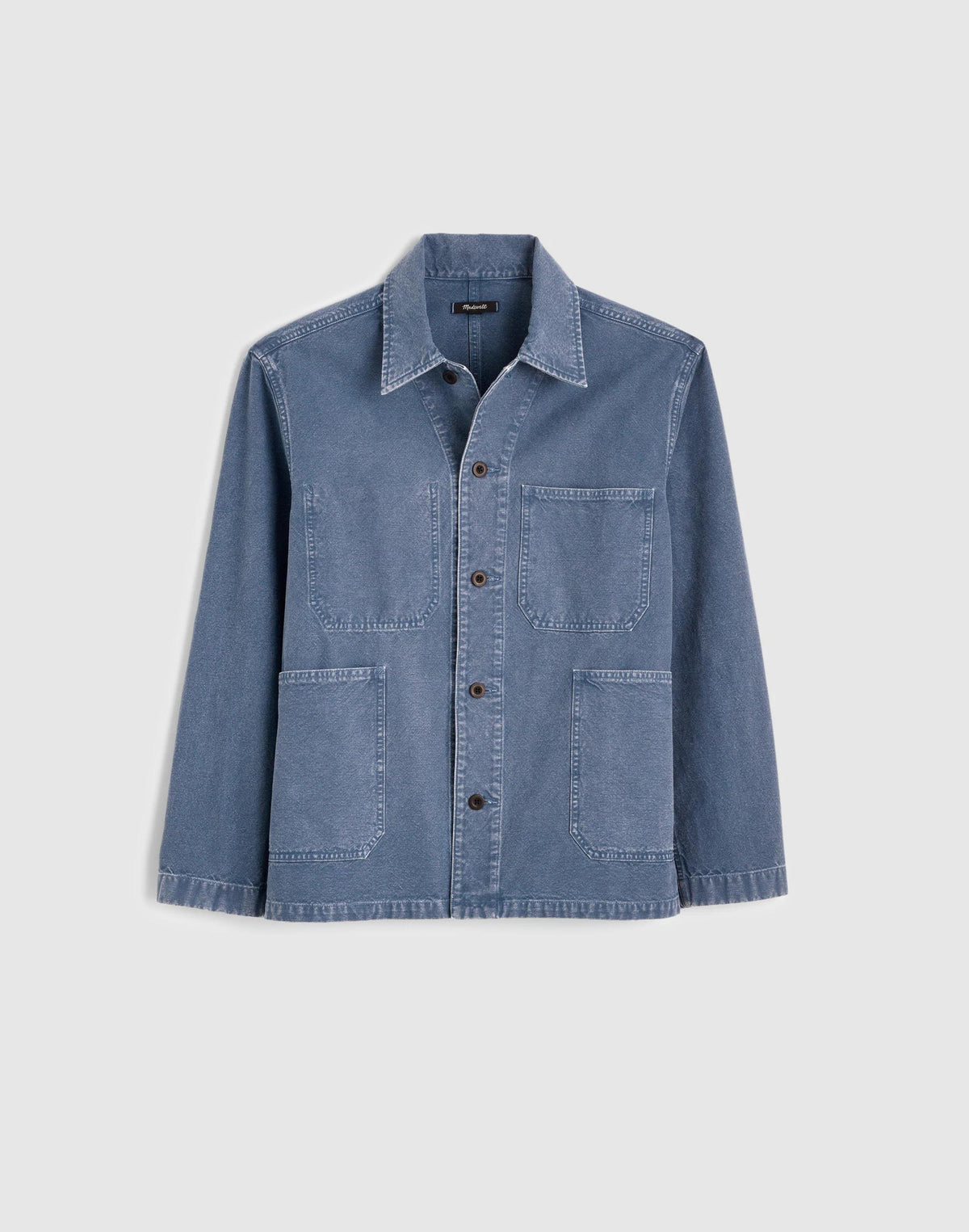 Chore Jacket in Cotton-Hemp Blend French Blue | Madewell Essential