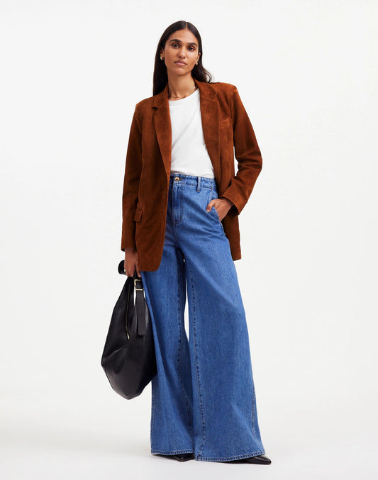 The Kline Blazer Soft Mahogany | Madewell Customer Favorite