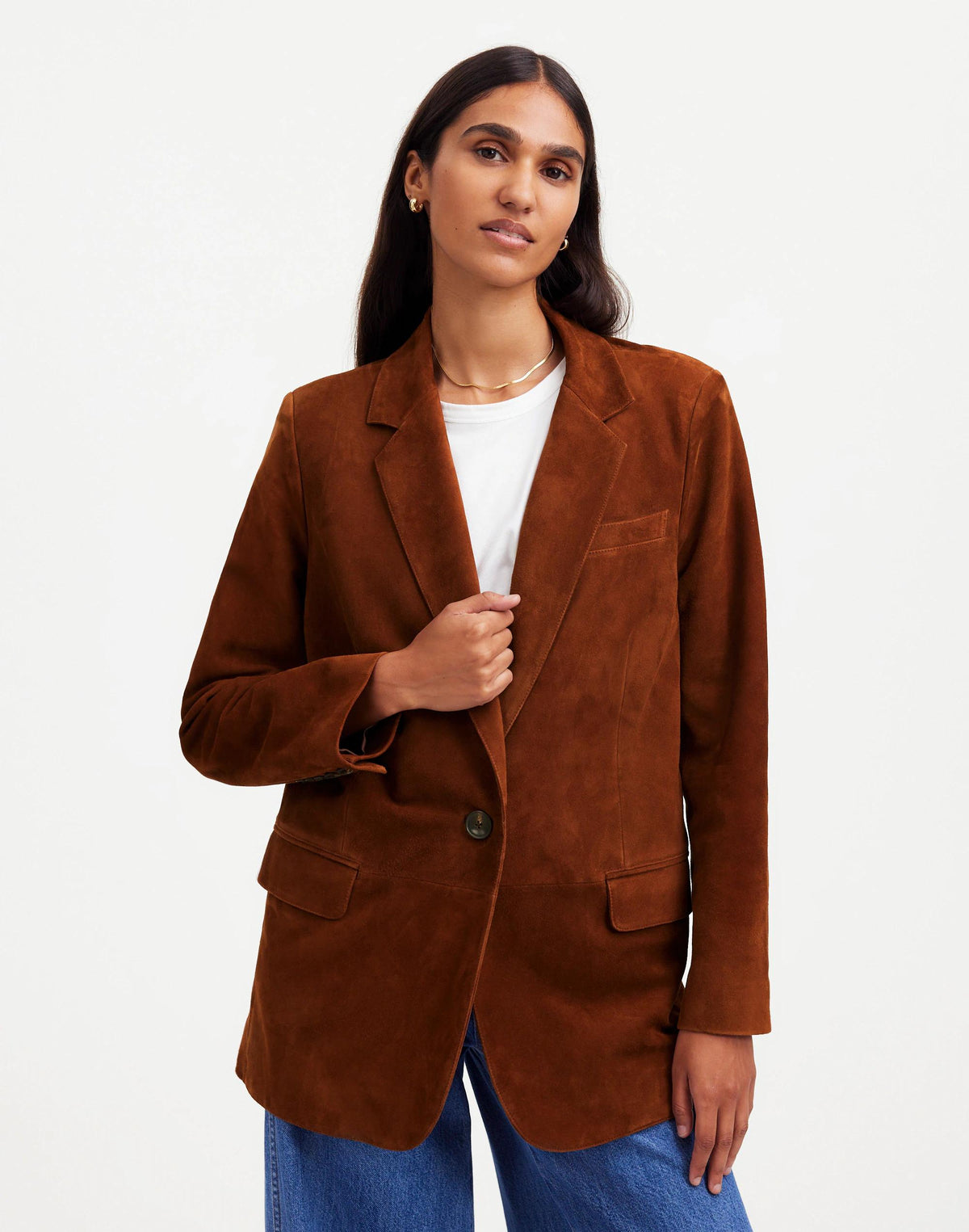 The Kline Blazer Soft Mahogany | Madewell Customer Favorite