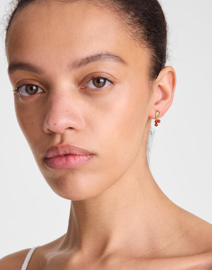 Demi-Fine Beaded Cluster Shell Stud Earrings 14k Gold | Madewell Recommended